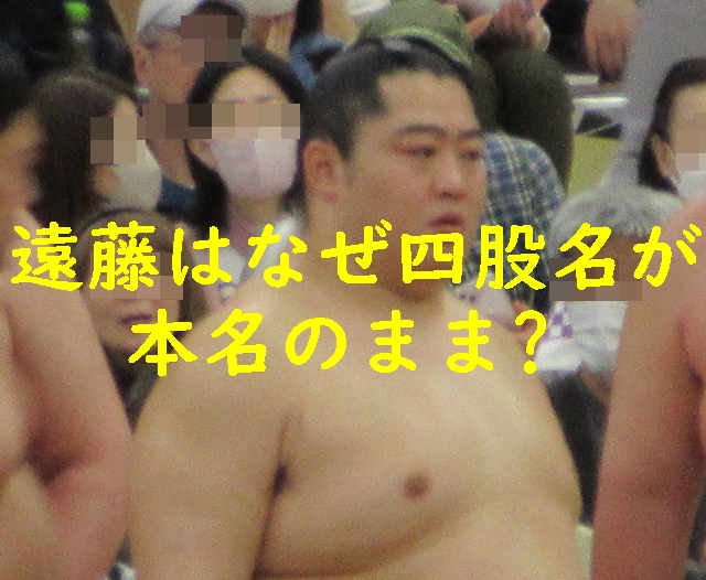 相撲 遠藤はなぜ四股名が本名のまま？