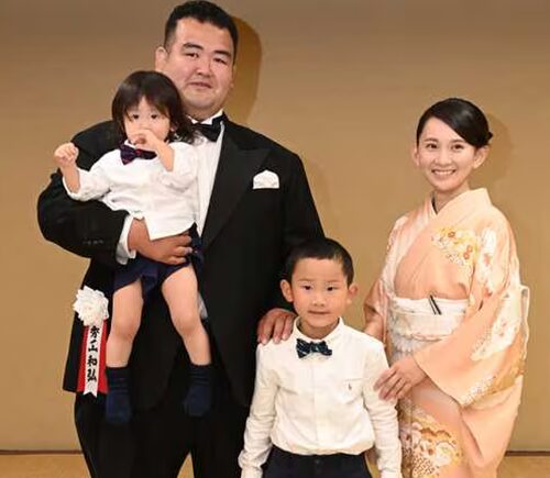 琴奨菊の嫁と子供