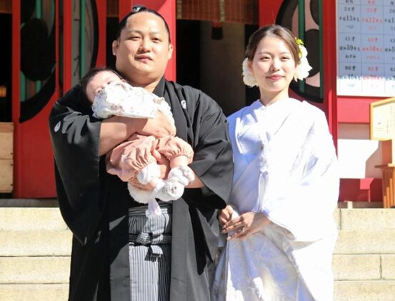 翠富士の嫁と子供