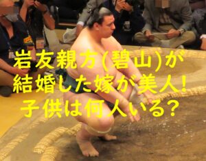 岩友親方（碧山）が結婚した嫁が美人！子供は何人いる？