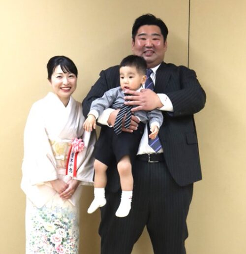 徳勝龍の嫁と息子