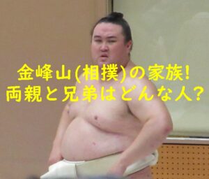 金峰山（相撲）の家族！両親と兄弟はどんな人？