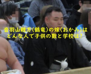 音羽山親方(鶴竜)の嫁(おかみ)はどんな人で子供の数と学校は?