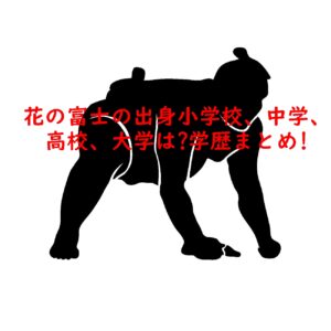花の富士の出身小学校、中学、高校、大学は?学歴まとめ!