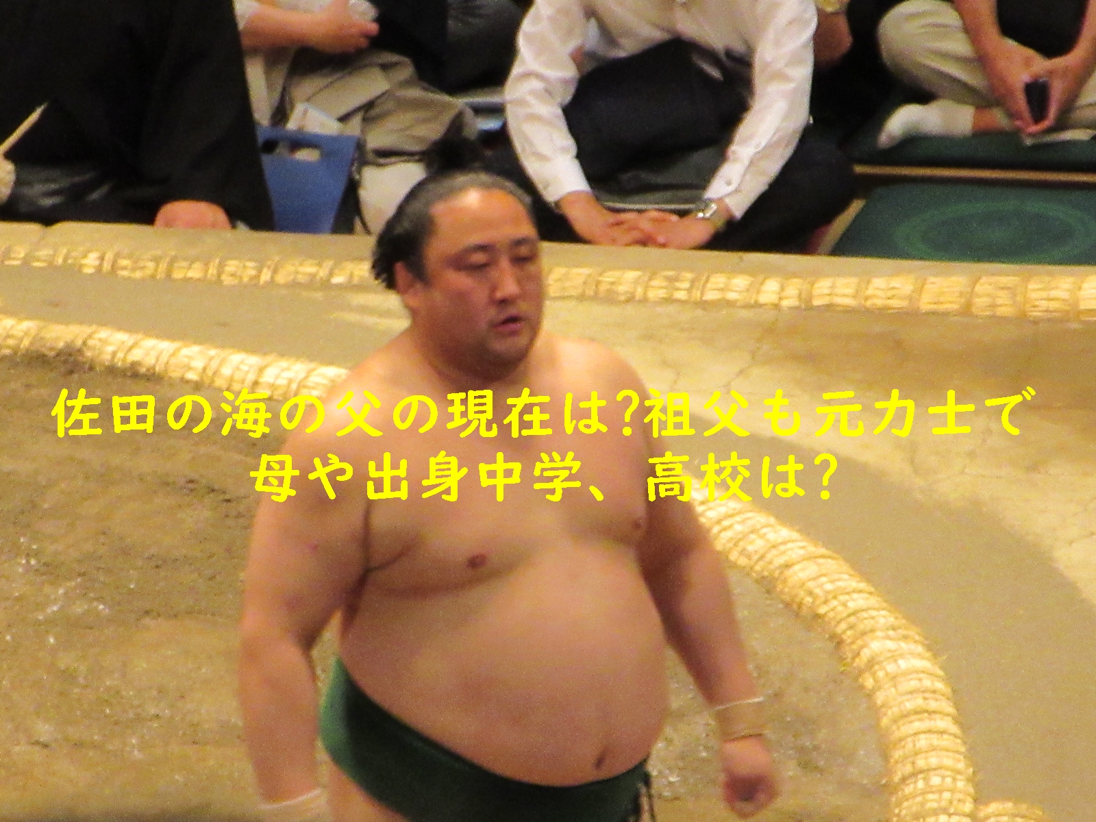 佐田の海の父の現在は?祖父も元力士で母や出身中学、高校は?