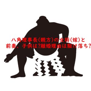 八角理事長(親方)の女将(嫁)と前妻、子供は?離婚理由は駆け落ち?